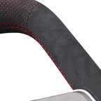 MEWANT Hand Stitched Tesla Model S Yoke Steering Wheel Cover Wrap for Tesla Model S 2021-2023 / Model X 2021-2023 Tesla Yoke Steering Wheel Accessories