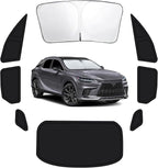 8PCS Car Window Shades for Lexus RX 2023-2025, Window Covers for RX Windshield Side Rear Windows, Full Set Privacy Protection Car Sunshade with UV Blocking for Camping Napping
