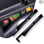 2PCS Car Seat Gap Filler Organizer,Multifunctional Car Gap Fillers with USB and Phone Holder, Universal Car Seat Storage Organizer Between Seats for Phone, Keys, Eyeglasses(Black)