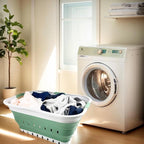 SAMMART 42L (11 gallon) Collapsible Plastic Laundry Basket - Foldable Pop Up Storage Container/Organizer - Portable Basket - 