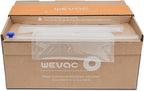 Wevac 8''x100' & 11''x100' 2 Rolls Food Vacuum Seal Roll Keeper with Cutter, Ideal Vacuum Sealer Bags for Food Saver, BPA Fre