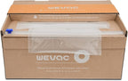 Wevac 8''x100' & 11''x100' 2 Rolls Food Vacuum Seal Roll Keeper with Cutter, Ideal Vacuum Sealer Bags for Food Saver, BPA Fre