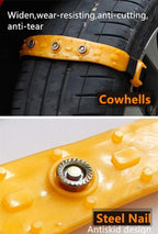 Snow Chains for SUV Car Anti Slip Adjustable Universal Emergency Thickening Anti Skid Tire Chain,Winter Driving Security Chai
