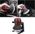 AUCELI Car Detailing Brush, Ultra Soft Auto Interior Dusting Brush with Storage Rack, Car XL Synthetic Brush Cleaning Tool, U