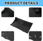 Front Bumper License Plate Frame Bracket Compatible with Ford Expedition 2018 2019 2020 2021 2022 2023 2024, Black License Fr