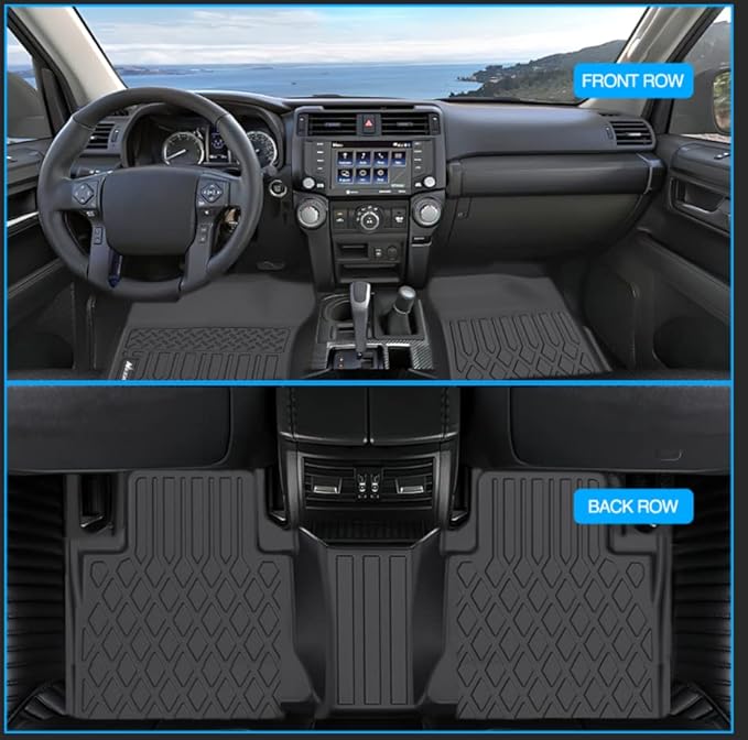 Nilight TPE Floor Mats for Lexus GX460 2014 2015 2016 2017 2018 2019 2020 2021 2022,2013-2023 Toyota 4Runner(4 Runner),All Weather Custom Fit Heavy Duty Floor Liners