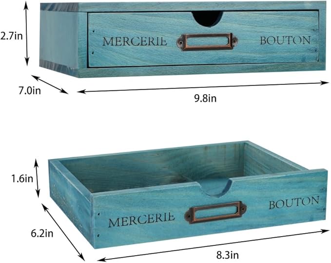 Wooden Storage Box Apothecary Drawers Vintage Wooden Drawers Wood Desktop Organizer Countertop Storage Box Library Card Catal