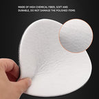 Glass Polishing Pad, SPTA 5 Pcs 5''(125mm) Car Glass Polishing Discs Microfiber Polishing Buffing Pad, Scratch Removal Kit for Correct Damaged Window Cleaning, Removing Stubborn Waterspots