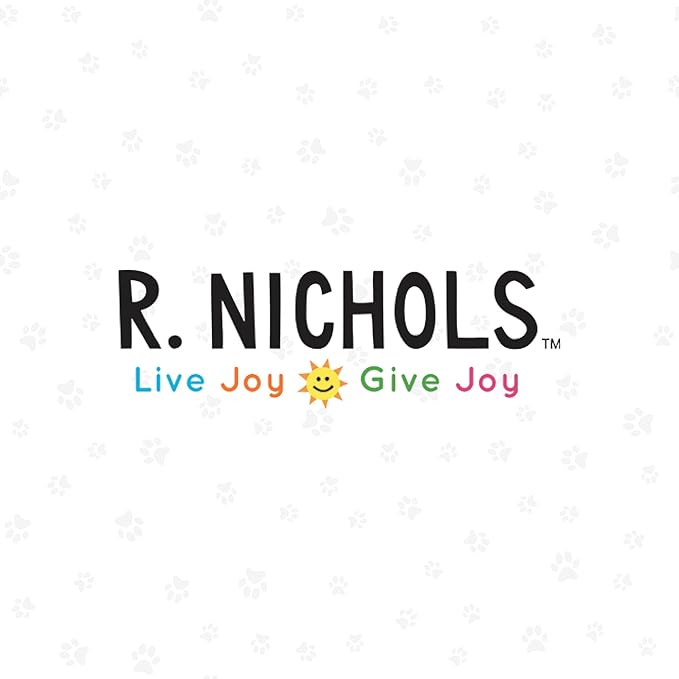 R. Nichols Dogs Luggage Tag Set - Sturdy Waterproof Plastic Travel Labels for Baggage, Suitcases, Backpacks, and Diaper Bags,