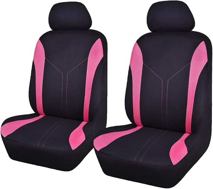 Flying Banner Car Seat Covers Front Seats and Rear Bench Mesh Fabric Rear Bench Split Polyester Cover Easy Installation SUV C