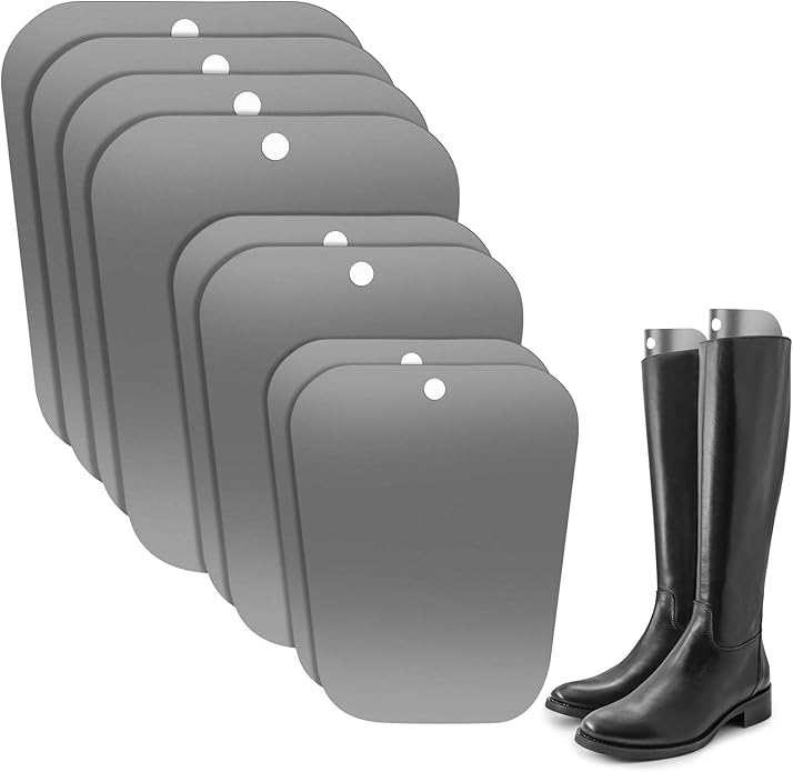 8 Packs Boot Shaper Shape Inserts Tall Boot Support for Women and Men