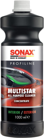 SONAX MultiStar All Purpose Cleaner | Pro-Strength Concentrate for Interior & Exterior Cleaning | Safe on Carpet, Upholstery 