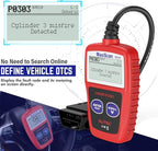 Autel OBD2 Scanner MS309 Universal Car Engine Fault Code Reader, Check Engine Light and Emission Monitor Status, OBDII CAN