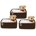 COMFY-HOMI 13" x 8.5" x 5.1" Storage Baskets for Organizing | Cotton Rope Woven Basket | Toy Storage Bin Box | Basket for She