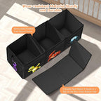 Extra Large Toy Box, Collapsible Sturdy Toy Storage Organizer with Lids, 155L Storage Box for Boys Girls, 42"x16"x14" Kids Bi