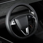 MEWANT DIY Stitching 3D Style Steering Wheel Cover Wrap for Tesla Model 3 Highland 2023-2025/Model Y 2025 Highland for Tesla Model 3/Model Y Accessories(3D Style)