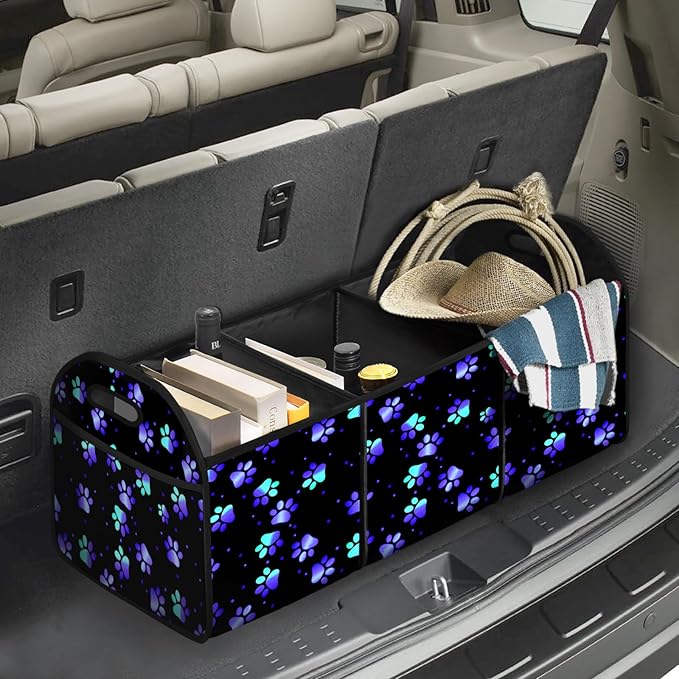 Galaxy Collapsible Trunk Organizer Automotive Storage Car Multicompartment Large Capacity