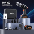 Car Vacuum Portable Cordless, 50000Pa High Power Rechargeable Dust Buster with 2 Batteries & Charger, 6-in-1 Handheld Vacuum 