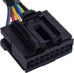 TRQ Driver & Passenger Side Mirror Set with Heat Manual Folding without Housing Turn Signal Compatible with 2007-2010 Ford Ex