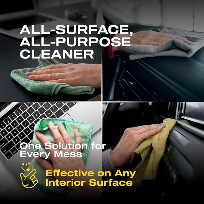 Nasiol Magic APC – All Purpose Cleaner, Ready-to-Use, Versatile Interior Cleaning, Removes Stains, Dirt, Grease, and Oil, Ple