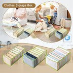 3PCS Wardrobe Clothes Organizer - Foldable Closet Drawer Organizer for Clothes, Portable Closet Organizers and Storage Bins, 