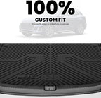 LASFIT Cargo Mat for Audi Q5/SQ5 2018-2025(Include Q5/SQ5 Sportback), Custom Fit All-Weather TPE Rubber Trunk Mat for Audi Accessories, Waterproof, Easy to Clean, Black