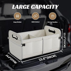 Sposuit Trunk Organizer for Car - 70L Collapsible Trunk Storage with 11 Pockets & Reinforced Handles, SUV Trunk Organizers for
