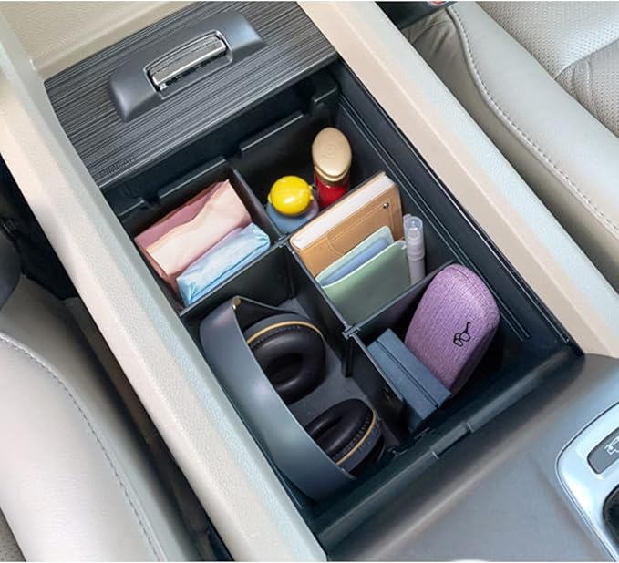 PIMCAR Compatible with Honda Pilot 2016-2022/Honda Ridgeline 2017-2023/Honda Passport 2019-2023 Center Console Organizer