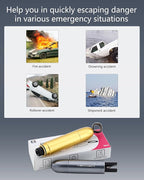 Car Window Breaker,Safety Hammer and Seatbelt Cutter 2-in-1,Metal Shell,High-Pressure Spring Striker,Anti Injury Hand Cutting