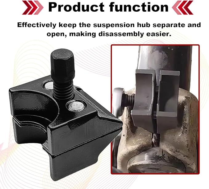 Suspension Strut Spreader Tool, Universal Suspension Strut Split Hub Steering Knuckle Spreader Tool, Lower Control Arm Ball J
