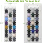 Unjumbly Baseball Hat Rack, 27 Pocket Over-The-Door Hat Organizer with Clear Deep Pockets to Display Baseball Caps Collection