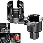 Cup Holder Expander for car 2 in 1 Multifunctional Car Cup Holder Extender Adapter with Adjustable Base Compatible with Hydro