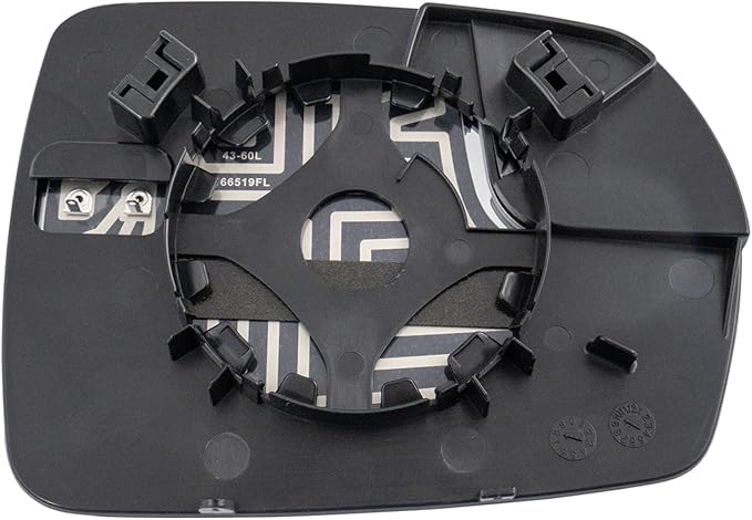 TRQ Driver Side Heated Spotter Mirror Glass with Backing Plate Compatible with 2015-2018 Ford Edge LH FO1324224 FT4Z17K707H