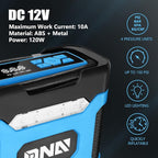 ‎DNA MOTORING TOOLS-00213 Blue 12V DC Digital Tire Inflator Portable Air Compressor with Pressure Gauge for Cars, Bicycles, Motorcycles,Balls