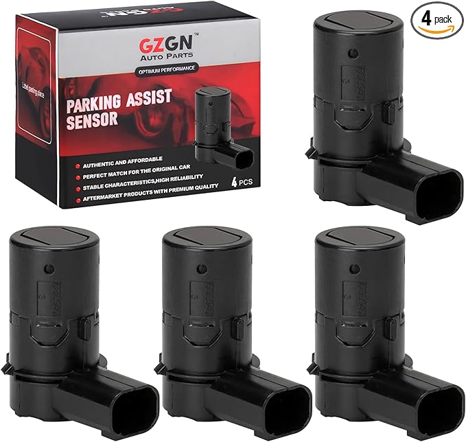 Parking Assist Sensor Compatible with Ford F150 F250 F350 F450 F550 E-150 E-250 Escape Explorer,Lincoln Navigator,Mercury Mariner,4 PCS Reverse Backup Bumper Rear Parking Sensors,OE#3F2Z15K859BA