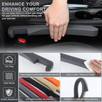 UREHEPO 2pcs Elastic Car Seat Gap Filler Organizer, Universal Interior Car Accessories to Stop Things from Dropping and Add Style for Car SUV and Truck, Fill The Gap Between Seat and Console - Gray