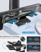 woleyi CD Slot Tablet Holder for Car - [Height Adjustable] Car Tablet Mount CD Player, Ultra Sturdy CD Tray Tablets Stand for iPad Pro, Air, Mini, iPhone, Galaxy Tabs, Z Fold, Fire HD, 4.7-13" Devices