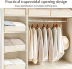 Homsorout Closet Organizers and Storage Bins - 4 Pack Collapsible Divided Trapezoidal Cube Storage Bins Baskets For Organizin