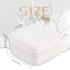 Neveika Jewelry Box with Mirror,Small Jewelry Organizer Box，Travel Jewelry Case for Women，Gift Jewelry Boxes for Female Girls