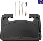 Steering Wheel Desk Tray | 16.5" Portable Car Laptop Table | Multi-Use Work Surface for Eating Writing | Vehicle Travel Workstation | Fits Most Cars Trucks SUVs