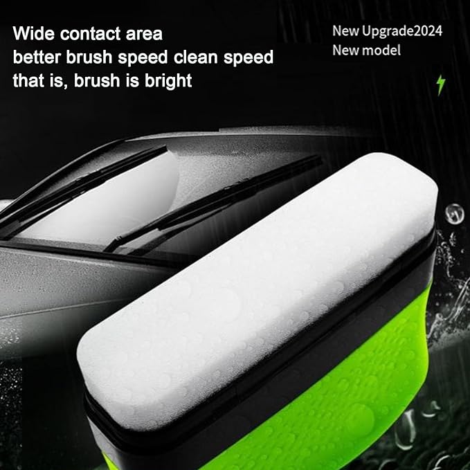 Car Windshield Cleaner, 120ml Reusable Automotive Oil Film Cleaning Brush - Preserve Clarity, Immediately See the Effects,Per