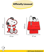 Peanuts Snoopy Luggage Tags 4 Pack Official License, PVC Snoopy Bag Tags and Travel Tags for Luggage, Backpacks, and More