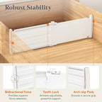 Lifewit 5" Tall 5 Pack Deep Drawer Divider, 11.5-18.5" Expandable Drawer Divider for Clothes with 12 Pack Drawer Dividers 4" 