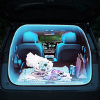 HOLDCY Car LED Strip Lights - Trunk Cargo Ambient Lighting, Ice Blue 7000K, 177.16 inches Flexible Cuttable LED Light Strip, Easy Install, Waterproof, Universal Fit for Car Trunks, SUVs, and Vans