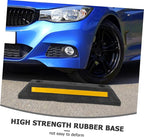 Rubber Garage Parking Stopper Tire Stops for Garage Floor Heavy Duty Wheel Block