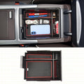 for 2024 Hyundai Palisade Center Console Organizer Tray for 2023-2025 Palisade SE/SEL/XRT/Limited/Calligraphy Armrest Box Secondary Storage Glove Box Insert Accessories (23-25 Palisade Red Trim)