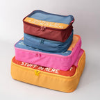 ban.do Getaway Polyester and Mesh Packing Cube Set, Includes 4 Foldable Luggage Organizers in Various Sizes (Really Important