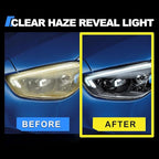 Advanced Car Headlight Restoration Kit: Erase Yellowing & Oxidation Restores Clarity with Long-Lasting UV & Hydrophobic Ceram
