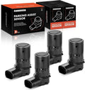 A-Premium 4-PC Rear Reverse Backup Parking Aid Assist Sensor Compatible with Select Ford, Lincoln & Mercury Models - F150 F25