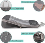 Compression Packing Cubes for Travel, Bunnychill Portable Zipper Packing Cube for Cloting, Expandable Space Saver Storage Lug
